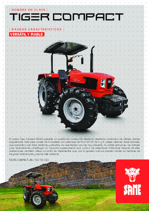 Tracteurs 4WD SAME Tiger Compact 60