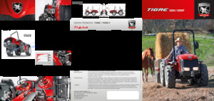 Tracteurs municipaux Carraro Tigre 3800 F
