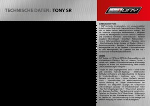 Tracteurs 4WD Carraro Tony 9800 SR