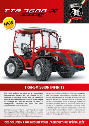 Tracteurs 4WD Carraro TRX 9900