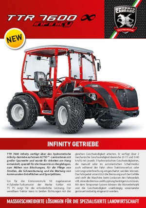 Tracteurs 4WD Carraro TTR 7600 Infinity