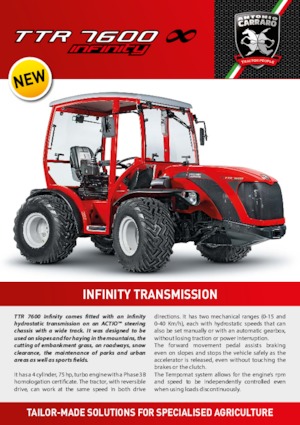 Tracteurs 4WD Carraro TTR 7600 Infinity