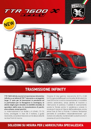 Tracteurs 4WD Carraro TTR 7600 Infinity