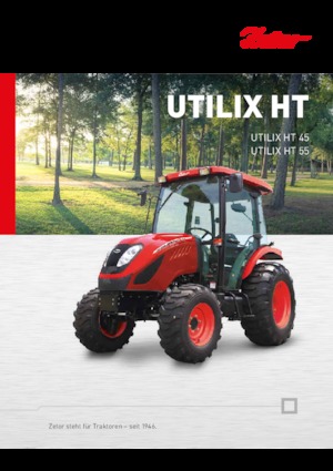 Tracteurs 4WD Zetor Utilix HT 55