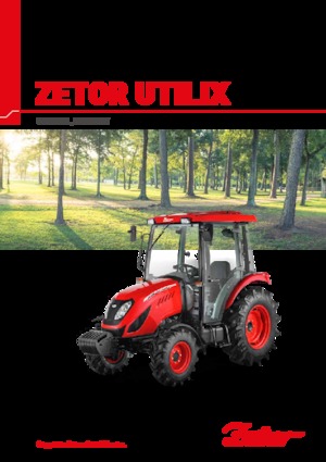 Tracteurs 4WD Zetor Utilix HT 55