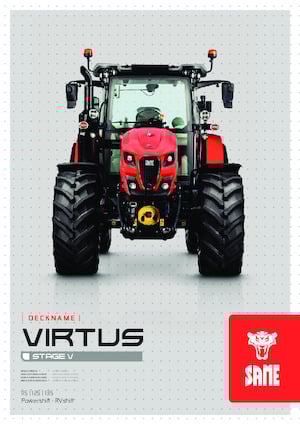 Tracteurs 4WD SAME Virtus 135 