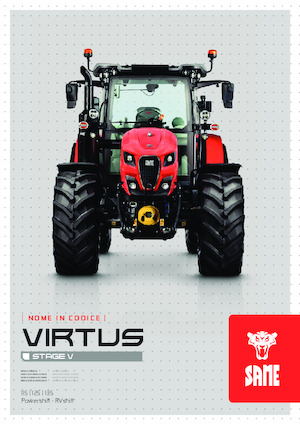 Tracteurs 4WD SAME Virtus 135 