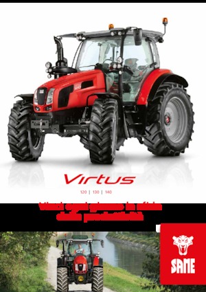 Tracteurs 4WD SAME Virtus 120 