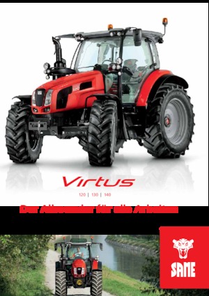 Tracteurs 4WD SAME Virtus 140 