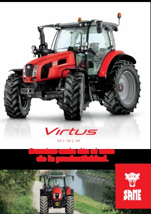 Tracteurs 4WD SAME Virtus 140 
