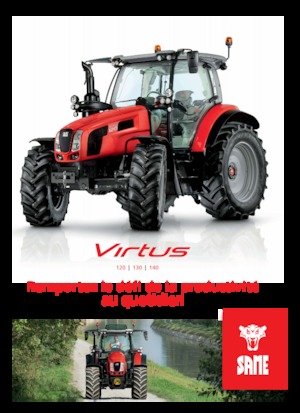 Tracteurs 4WD SAME Virtus 140 