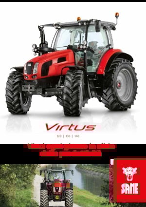 Tracteurs 4WD SAME Virtus 140 