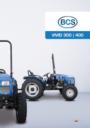 Tracteurs 4WD BCS Vivid 400
