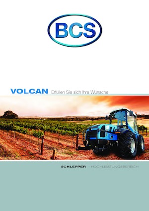 Tracteurs 4WD BCS Volcan 750 DS