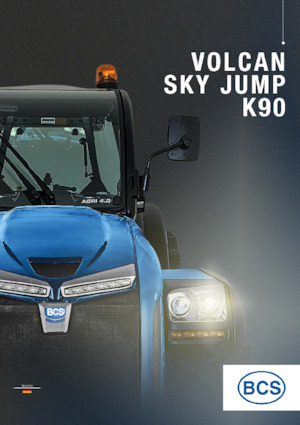 Tracteurs 4WD BCS Volcan K90 Ai-Tractor 