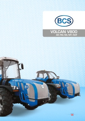 Tracteurs 4WD BCS Volcan V800 MT
