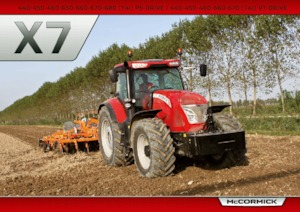 Tracteurs 4WD McCormick X7.650 P6-Drive