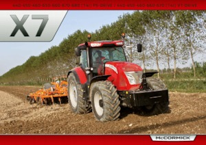 Tracteurs 4WD McCormick X7.650 P6-Drive