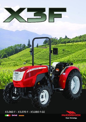 Tracteurs 4WD McCormick X3.070F
