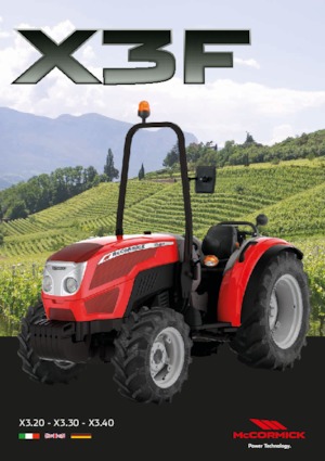 Tracteurs 4WD McCormick X3.30F