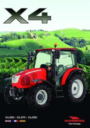 Tracteurs 4WD McCormick X4.080