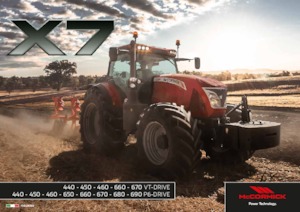 Tracteurs 4WD McCormick X7.450 VT-Drive