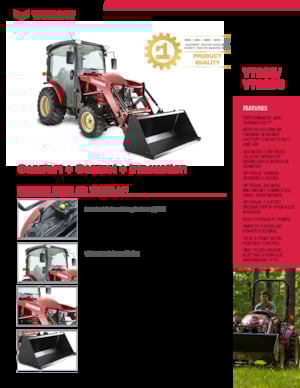 Tracteurs 4WD Yanmar YT235