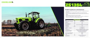 Tracteurs 4WD Zoomlion ZS1354