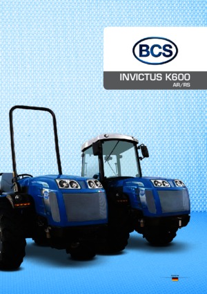 Tracteurs 4WD BCS Invictus K600 AR