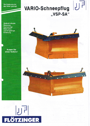 Chasse-neige ajustables Flötzinger VSP SA 320