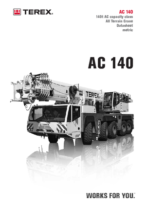 Grues tous-terrains Terex-Demag AC 140 (10x8x8)