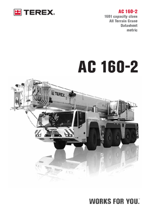 Grues tous-terrains Terex-Demag AC 160-2 (10x8x8)