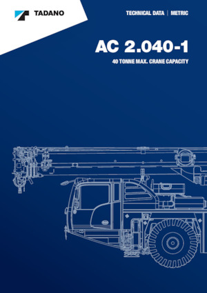 Grues tous-terrains Tadano AC 3.055-1
