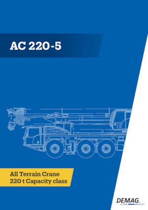 Grues tous-terrains Demag AC 220-5