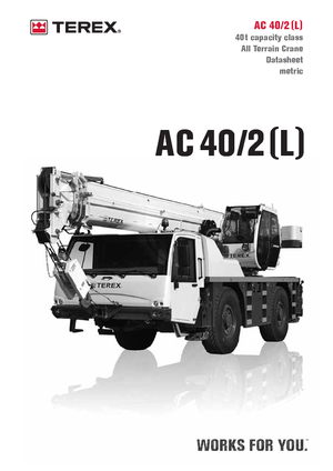 Grues tous-terrains Terex-Demag AC 40/2 L (4x4x4)