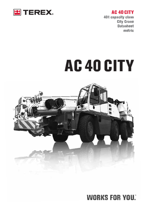Grues tous-terrains Terex-Demag AC 40 City (6x4x6)