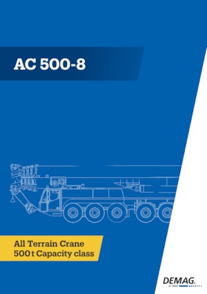 Grues tous-terrains Demag AC 500-8