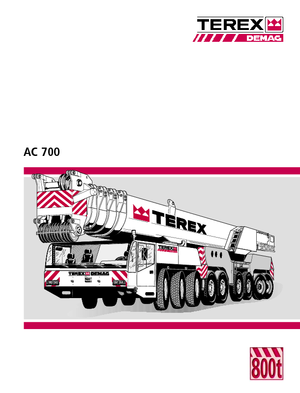 Grues tous-terrains Terex-Demag AC 700 (18x8x16)