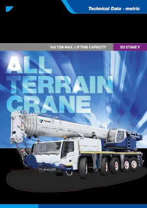 Grues tous-terrains Tadano ATF‑140‑5.1