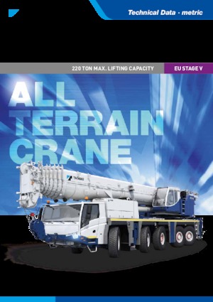 Grues tous-terrains Tadano ATF‑220‑5.1