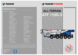 Grues tous-terrains Tadano ATF110G-5 