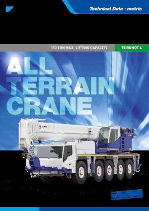 Grues tous-terrains Tadano ATF 110G-5 
