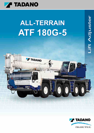 Grues tous-terrains Tadano ATF 180 G 5 (10x8x10)