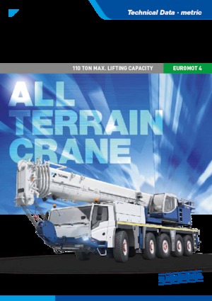 Grues tous-terrains Tadano ATF110G-5 