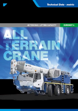 Grues tous-terrains Tadano ATF 60G-3
