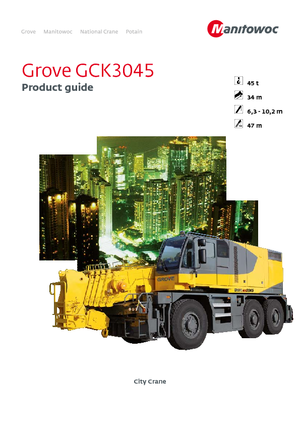 Grues tous-terrains Grove GCK3045 