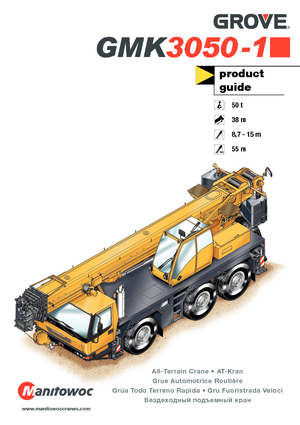 Grues tous-terrains Grove GMK3050-1 