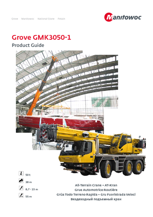 Grues tous-terrains Grove GMK3050-1 