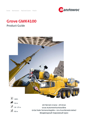 Grues tous-terrains Grove GMK4100 