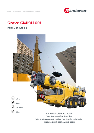 Grues tous-terrains Grove GMK4100L 